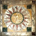 Opus sectile (marble floor inlay) from the Hadrian's Villa (Piccole Terme) near Tivoli in Italy