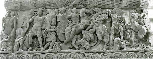 Fig.2. Triumphal victory scene, Galerius and the Persians
